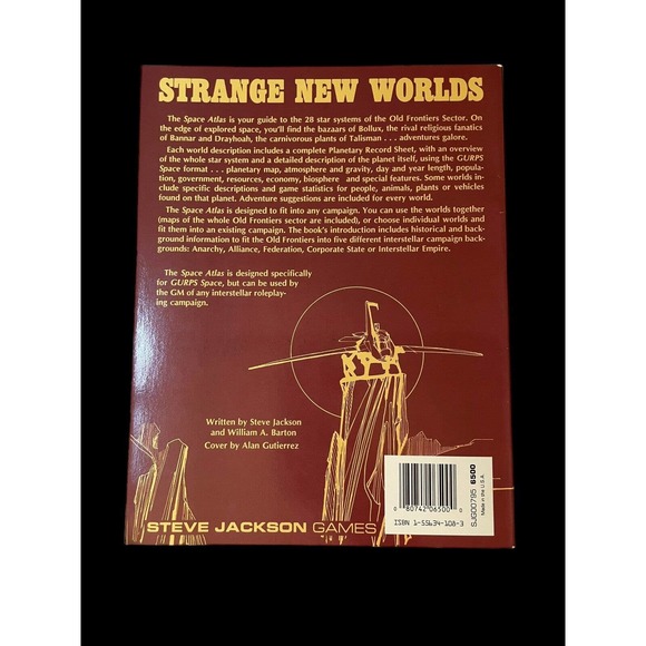 GURPS Space Space Atlas Series RPG Space Atlas Set Of Four Books! SJG - Picture 8 of 9